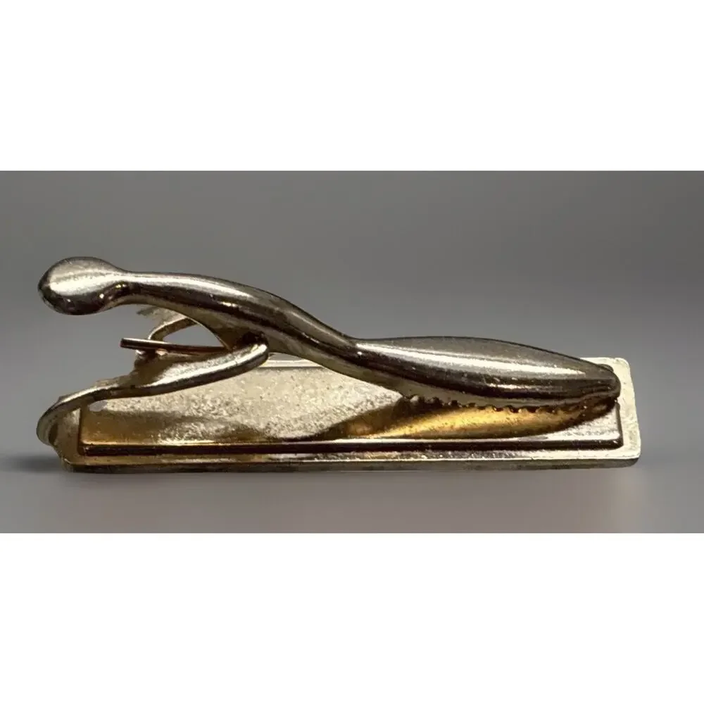 Krementz MCM Jazz Cufflinks Tie Bar Piano Bass w/Original Box 14k Gold Overlay